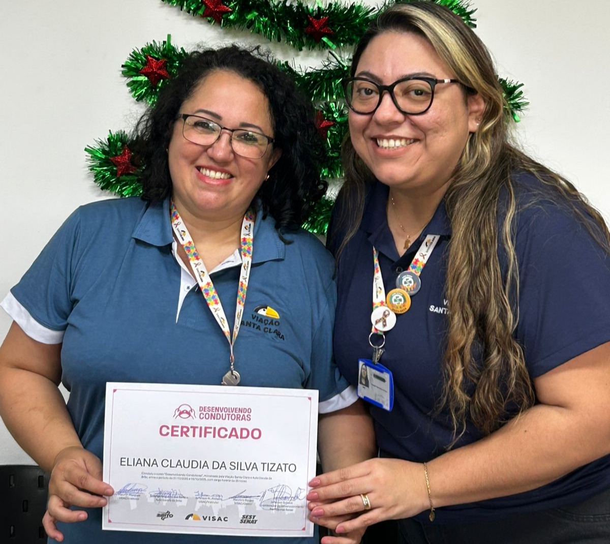 VISAC contrata oito motoristas formadas pelo projeto “Desenvolvendo Condutoras”