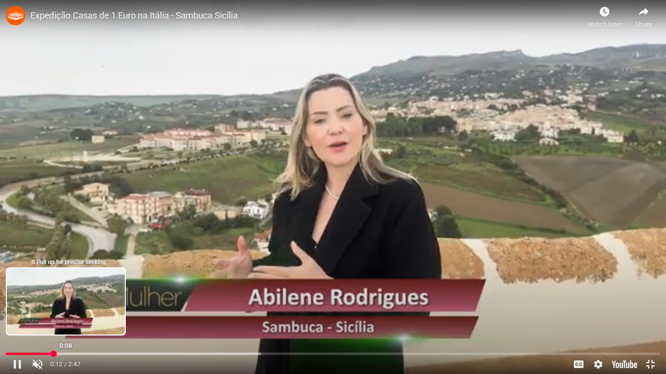 Expedição Casas de 1 Euro itália - Sambuca Sicília