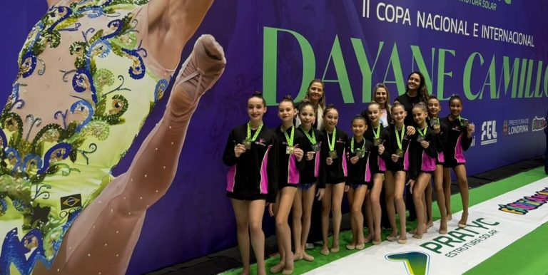 Grupo de Ginástica Rítmica de Foz do Iguaçu conquista pódios em competição