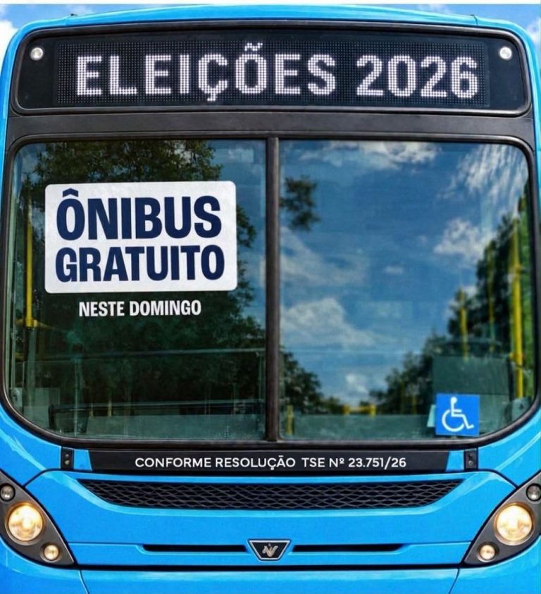 Transporte coletivo será gratuito das 7h30 às 17h30 no 2º turno das eleições